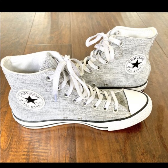 silver converse size 9